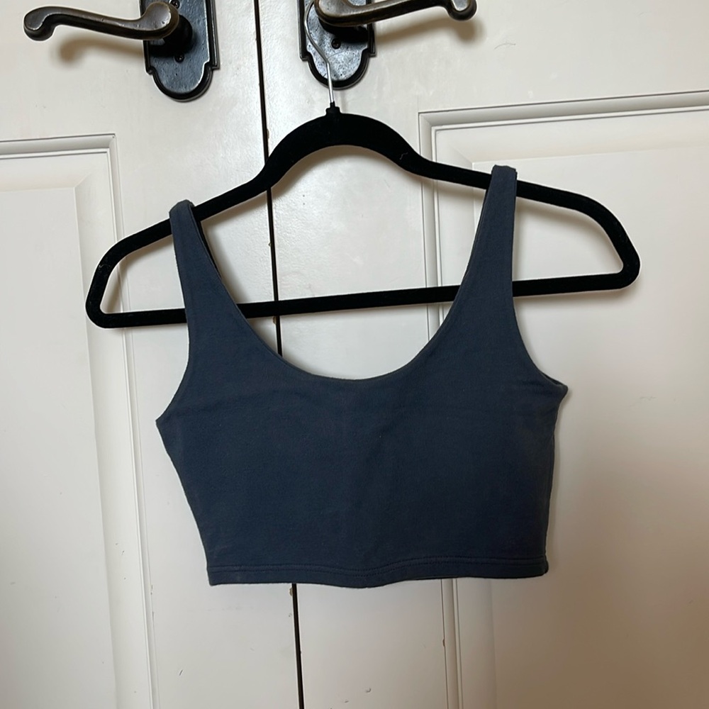 navy blue brandy melville top